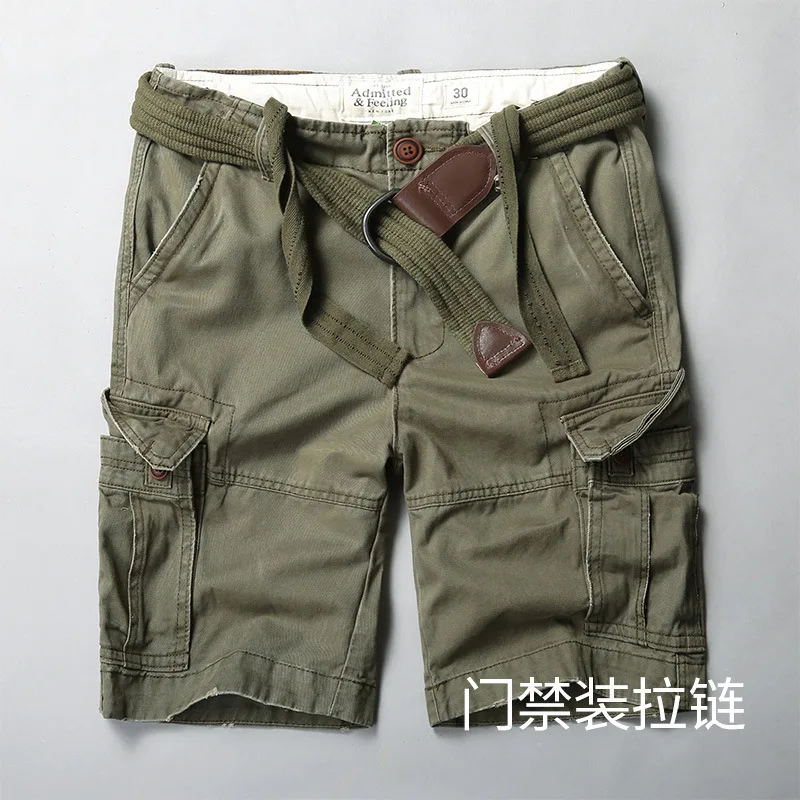

Новые мужские спортивные шорты, модные повседневные свободные мужские брюки с несколькими карманами, шорты