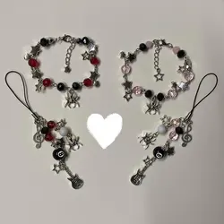 Miles and Gwen Love Bracelet Handmade Spider y2K Gothic Beaded Gift