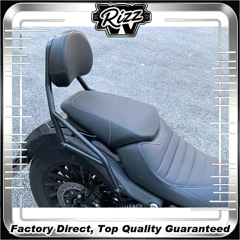 Motorcycle Seat Part Backrest Lumbar support Luggage Rack Carry goods Support Soft Comfortable Fit For BENDA ROCK300 ROCK250 300