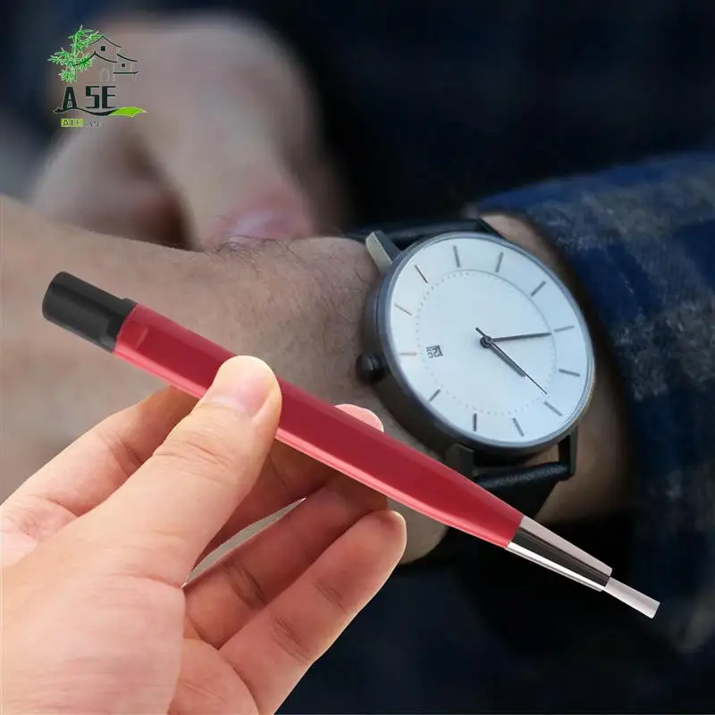 

A05E-Watch Rust Removal Brush Pen Glass Fiber / Brass / Steel Clean Scratch Polishing Tool Watch Parts Repair Tool