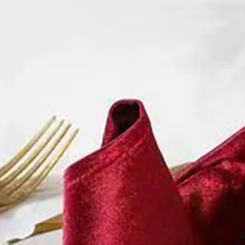 

Сатиновые салфетки 43x43 см, шелковистые, мягкие, гладкие, моющиеся, для ресторанов, свадеб, ужинов, вечеринок, рождественского декора