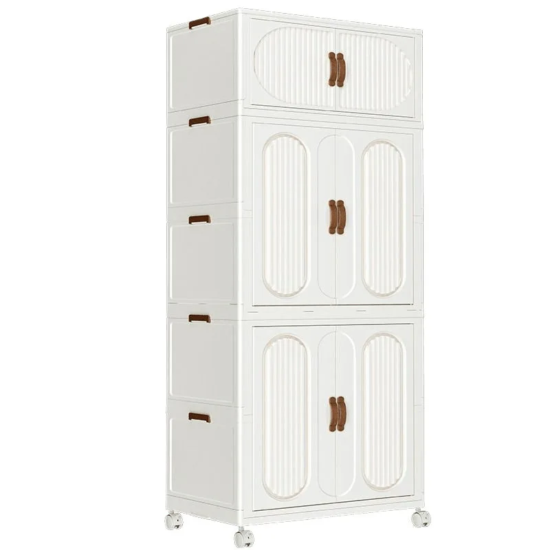 Internet celebrity simple wardrobe free installation household cabinet