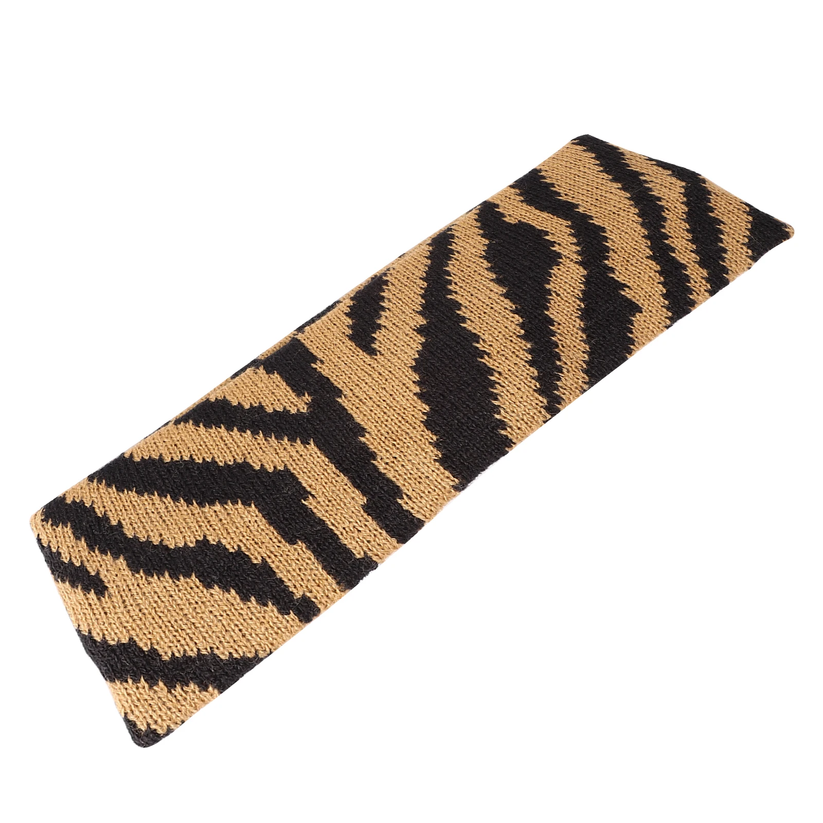 

Elastic Headb Hair Accessories Lightweight Knitting Headdress Street Printed Specialty Yarn Headwear Hairb Zebra Pattern