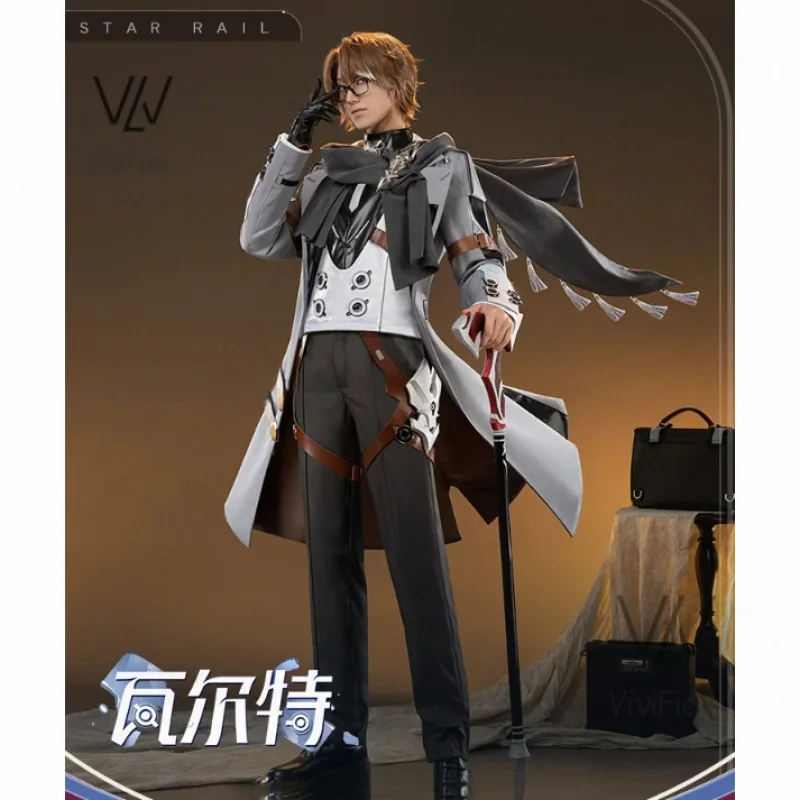 Game honkai: Star rail Welt Yang cosplay skin doujin Welt Yang man costume wig Anime Comic Con birthday party prop