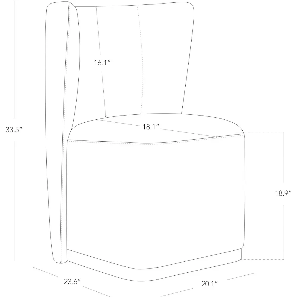 Dining Chair Set of 2 with Casters, FSC Certified Modern Fabric Dinings Chairs, Upholstered Rolling Boucle Dining Chair