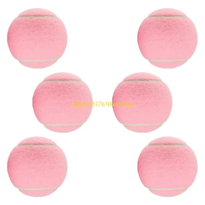 

R53E High Bounce Pink Tennis Balls Indoor Outdoor Tennis Balls Creative Tennis Balls