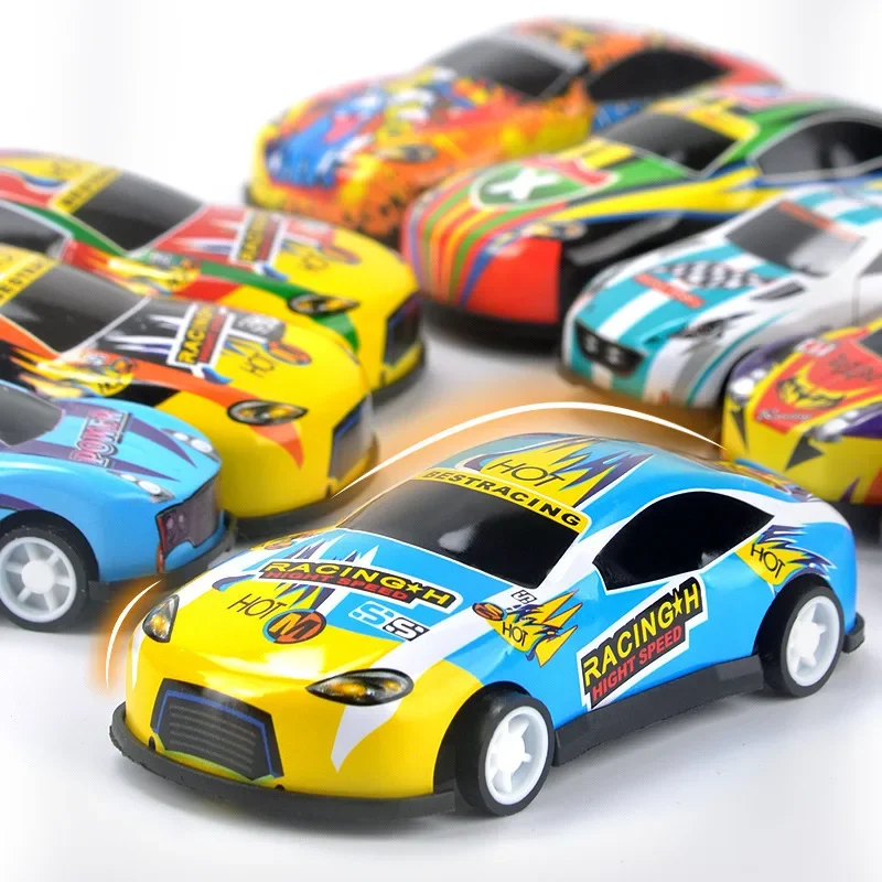 Diecast Alloy Pull-Back Toy Car Set for Kids, Heavy-Duty Metal Mini Racing Vehicles, No Battery Required Pocket Stunt Cars for Boys 3+