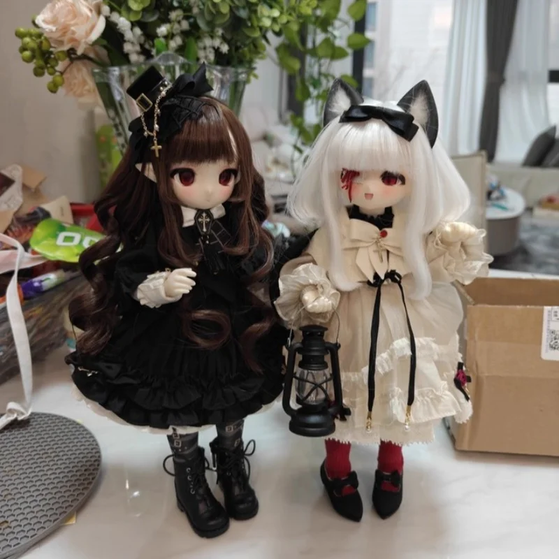 Neue Heiße 1/6 Elektronische Haustier Bjd Tinyfox Mjd Gemeinsame Bewegliche Puppe Action Anime Figuren Sammeln Kawaii Modell Geschenk Spielzeug Dress Up Puppen