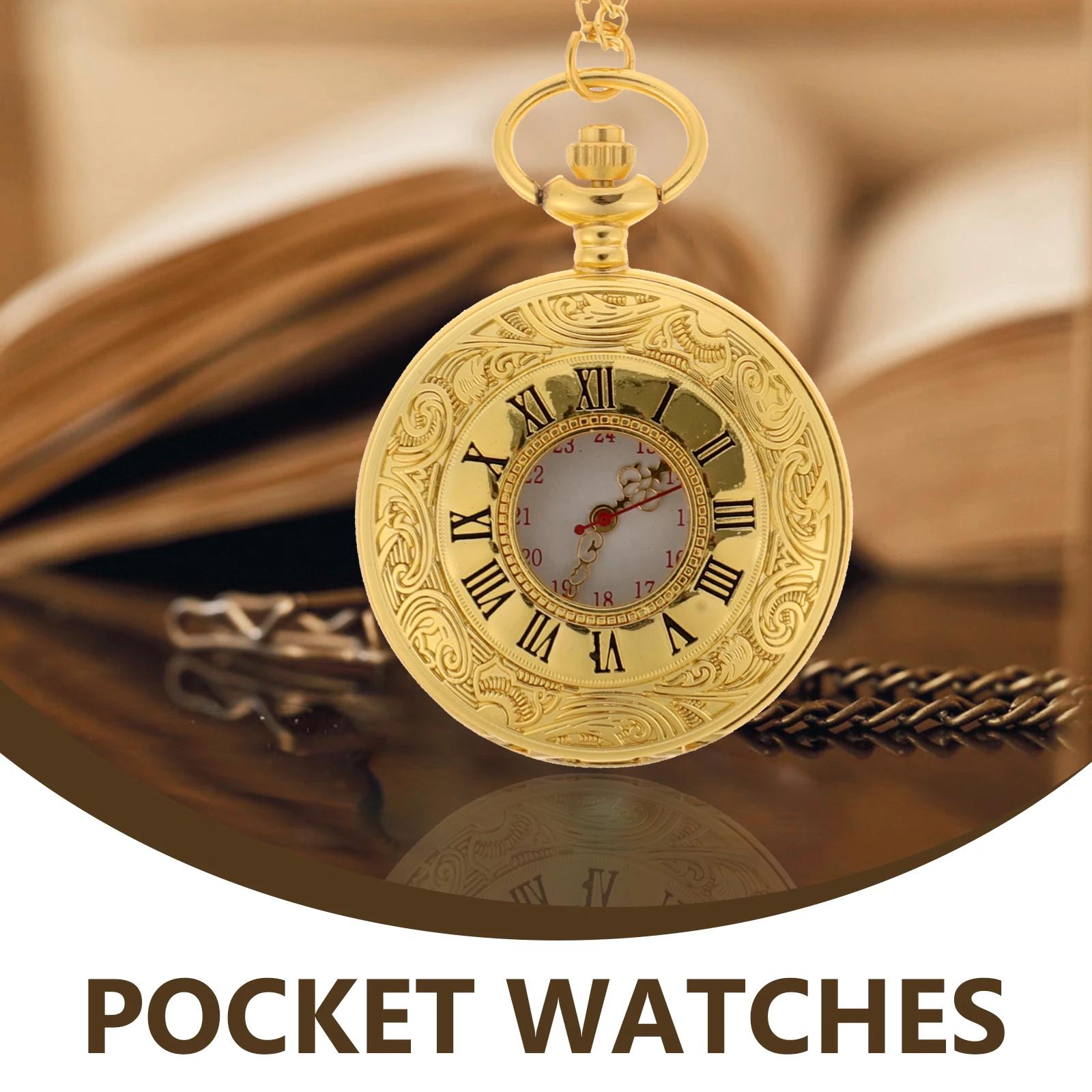 

Vintage Pocket For Men Women Retro Decorative Watch Compact Lightweight Durable Timepiece Accessory All Ages Unique Gift