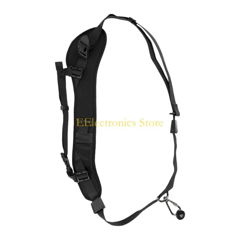 B03C High Strength Imported Nylon Camera Strap Double U Metal Clasps Secure Hold Durability Construction