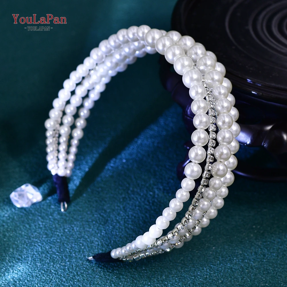 YouLasaupoudrer-Bande de Sauna en Perles pour Femme, Accessoires de Cheveux à la Mode, pour ix, Banquet, Coiffure, Faite à la Main, user ins, 724