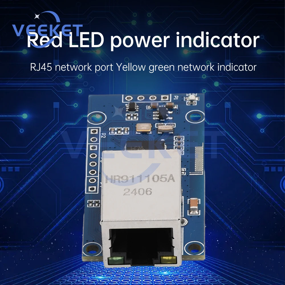 CH32V208 Serial Port to Ethernet Module TTL Network Transmission Development Board