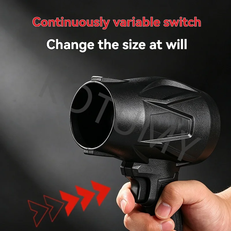 21V Brushless Electric Handheld Leaf Blower 30000RPM Turbo Jet Fan Dust Blowing Power Tool for Garden Care