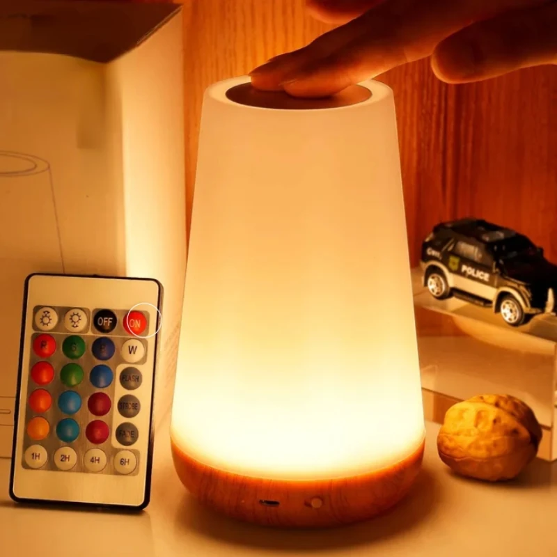 Atmosphere light bedroom living room touch light intelligent charging mood colorful night light atmosphere light change color