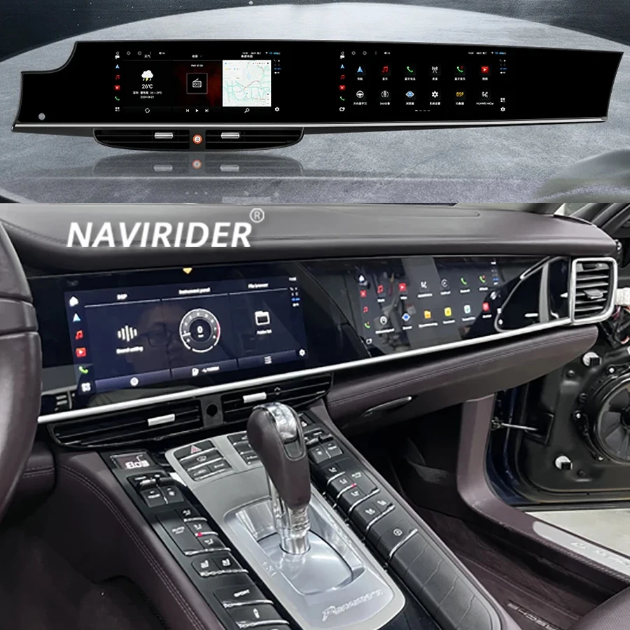 

For Porsche Panamera 970 2010-2017 Intelligent System Android Auto Navigation Stereo GPS Carplay 4G WiFi Car Radio Dual Screen