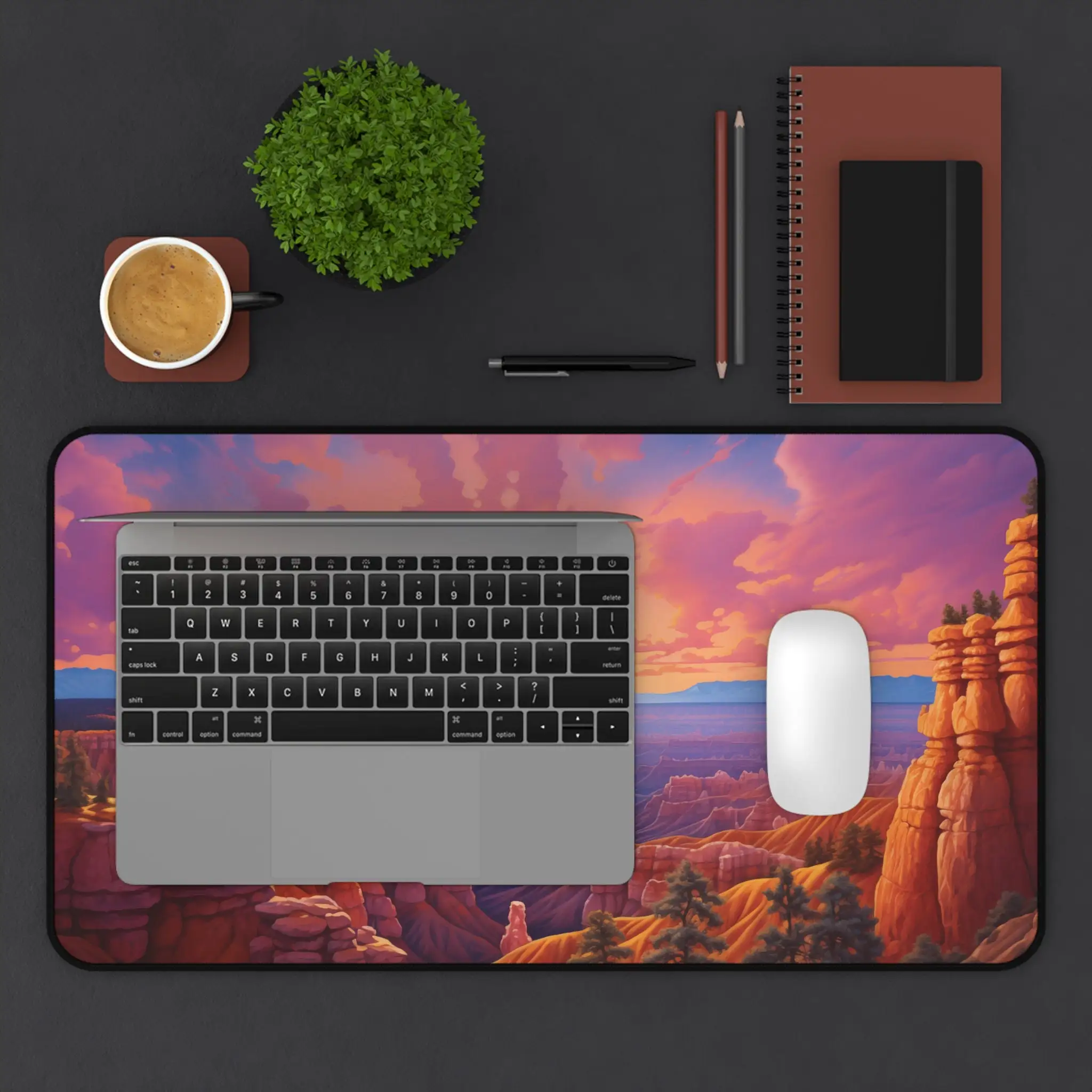Pink Sky Canyon Mouse Pad,non-slip Waterproof Gaming Mouse Pad,office Gaming Table Decorative Mat, The Perfect Gift for Friends.