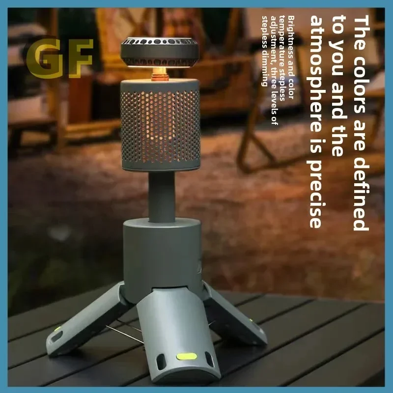 

Outdoor Telescopic Light Multifunctional Camp Light Flashlight Long Battery Life Portable Rechargeable Waterproof Camping Light