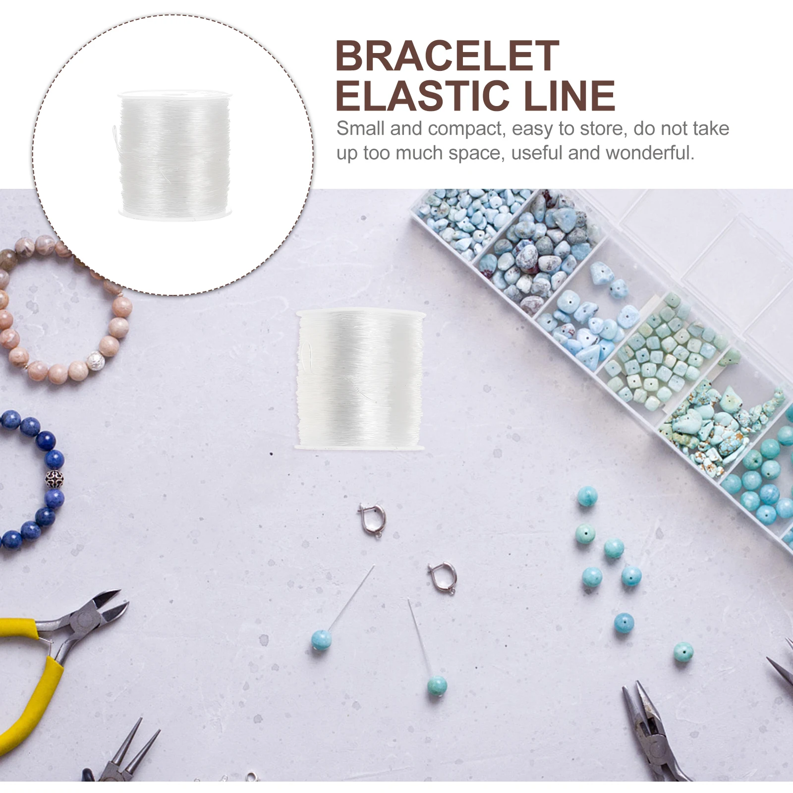 

Handcrafts Crystal String Jewelry Ropes Lightweight 20 Gauge Wire for Bracelet Accessories Bead Weaving