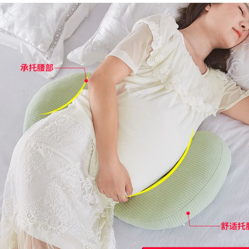 

Women's Pregnant Pillow Waist Protection Side Sleeping Pillow Multifunctional Sideexpectant Mother U-Shaped Sleeping Pillow