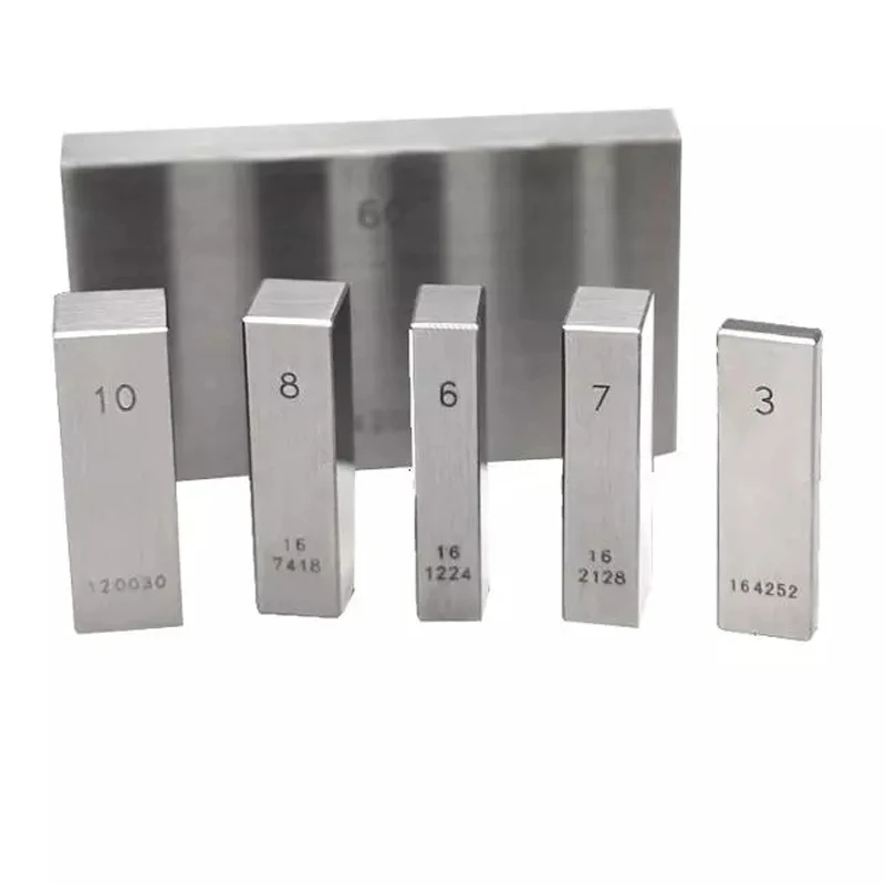 1pcs Steel Block Gauge Measure Steel Square Block 1mm 2mm 3mm 4mm 5mm 6mm 7mm 8mm 9mm 10mm  Block Parallel Gauge Block Tools