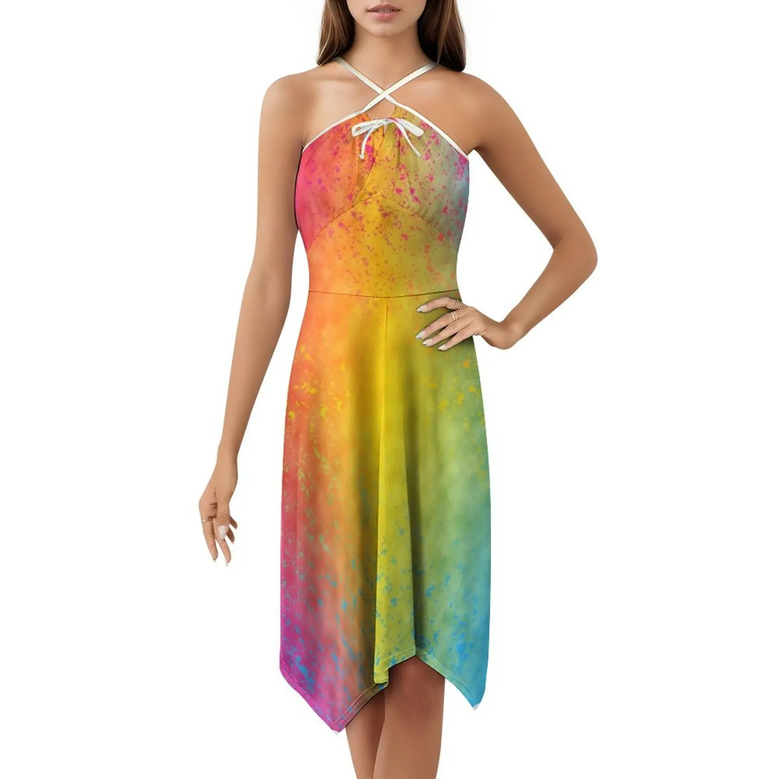 مع فستان بوهيمي عتيق من Pan Pride بأكمام منتفخة أو خيارات بدون أكمام للنساء فستان Pansexual Pansexuality Pan Pan Pan Pride