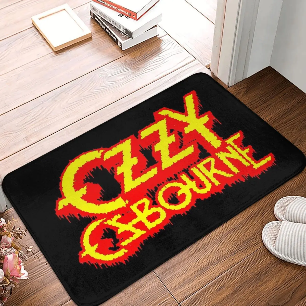 Ozzy Osbourne Merch Prince Of Darkness Anti-slip Doormat Floor Mat Cushion Carpet Rug for Kitchen Entrance Home Bathroom Mats