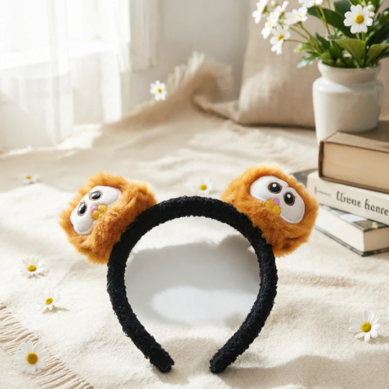 Garfield cartoon cute plush headband face washing hair tie hair clip decoration hair accessories anime merchandise wholesale view 2