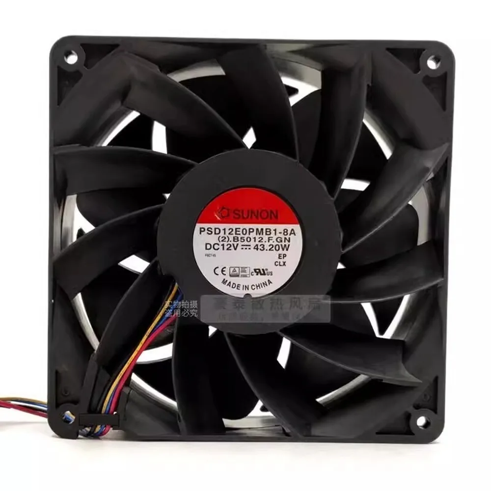 

For SUNON PSD12E0PMB1-8A 14038 DC12V 43.20W 14CM 4-wire silent cooling fan