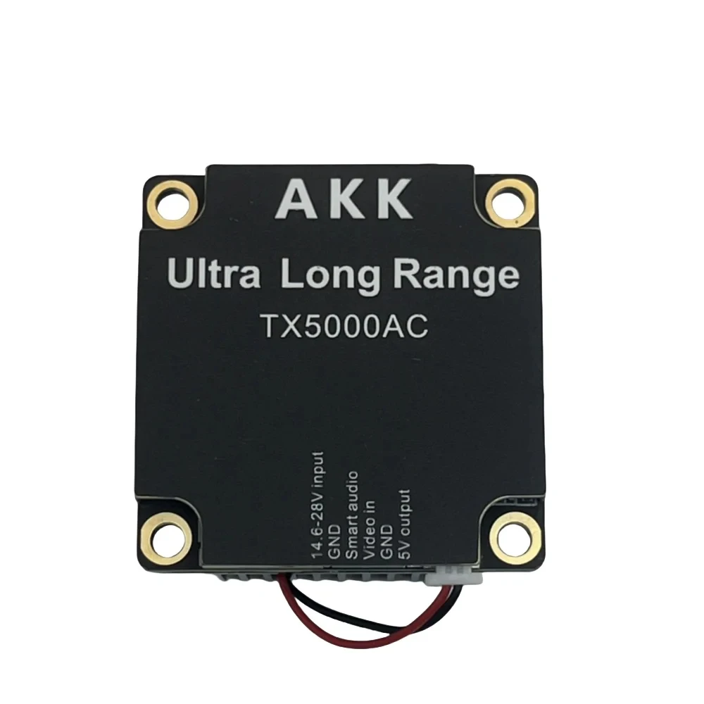 VoidFly AKK TX5000AC 5.8G 96CH 5W VTX Video Transmitter built-in cooling fan fpv vtx for FPV Racing Drone RC Quadcopter