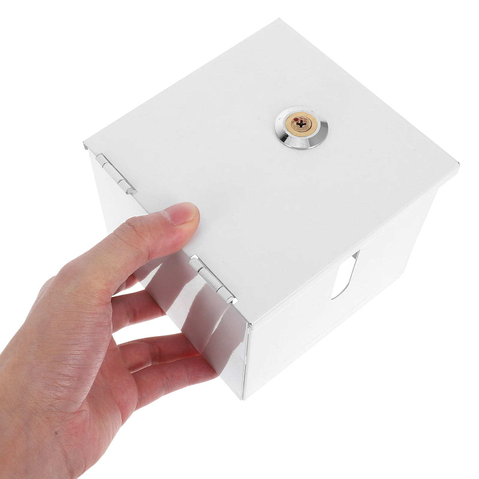 

86 Type Waterproof Electrical Outlet Box Lockable Iron Outdoor Socket Cover Weatherproof Outdoor Charging Socket Protective Box