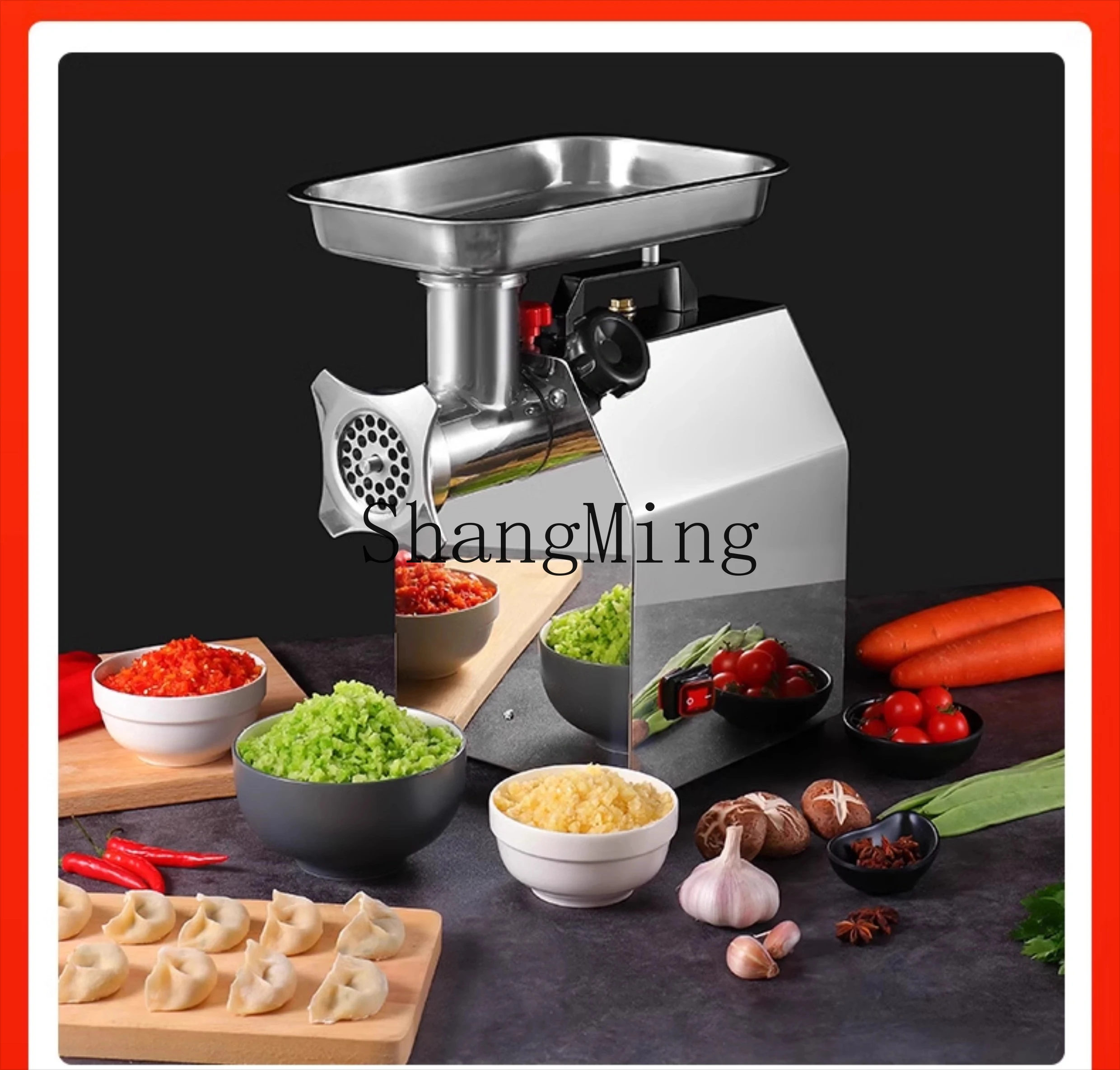 ZYY Tritacarne commerciale ad alta potenza Macchina per clistere multifunzionale elettrica in acciaio inossidabile da tavolo