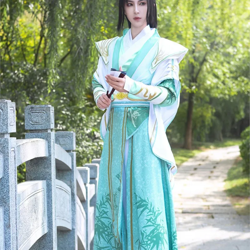 Shen Qingqiu Cos Kostuum Zelfreddingssysteem Cosplay Pak Mannen En Vrouwen Stijl Han Chinese Kleding