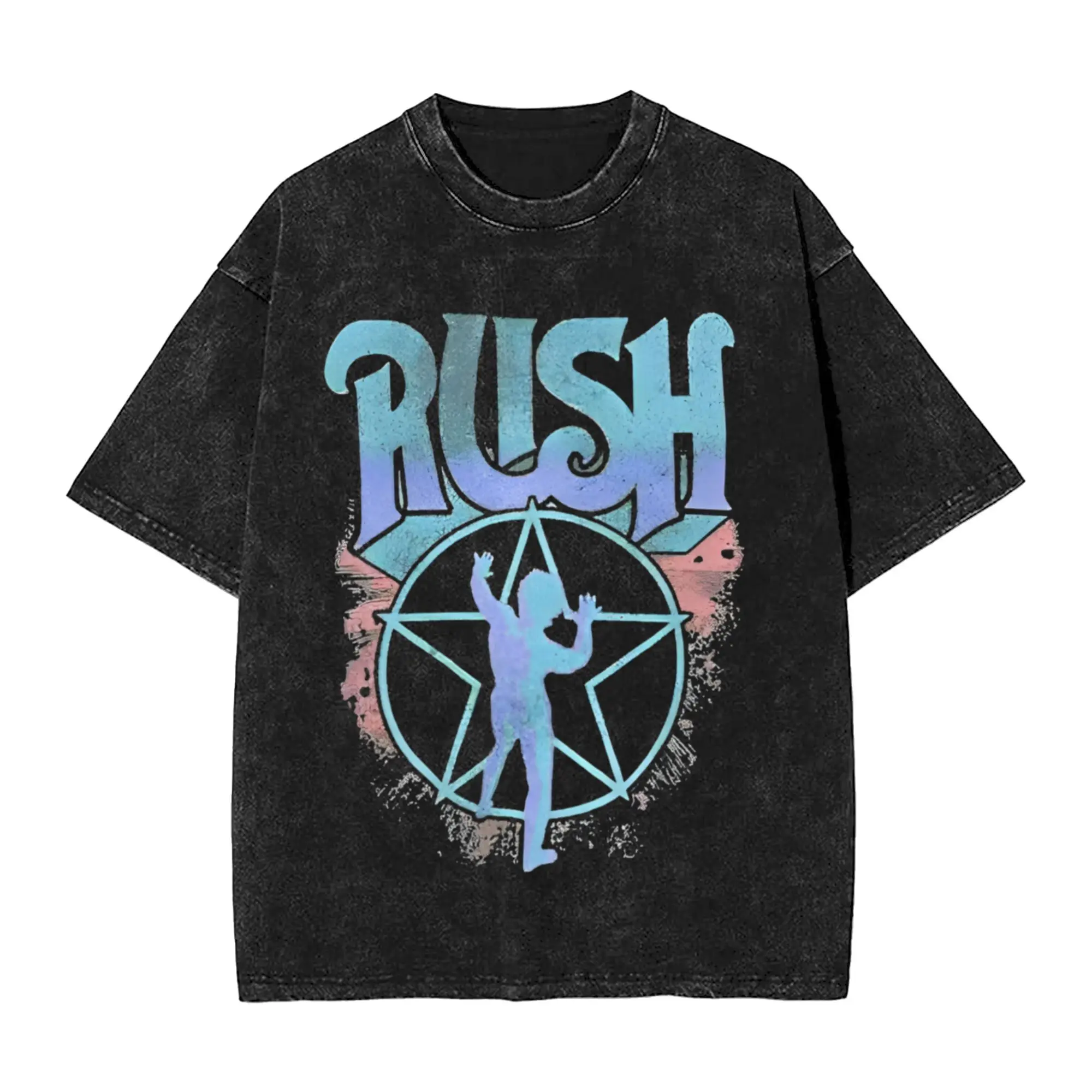 

Rush Rock Band Moving Pictures 1981 Tour T Shirt Men Cotton Novelty T-Shirts Round Neck Hip Hop Tee Shirt Short Sleeve Clothing