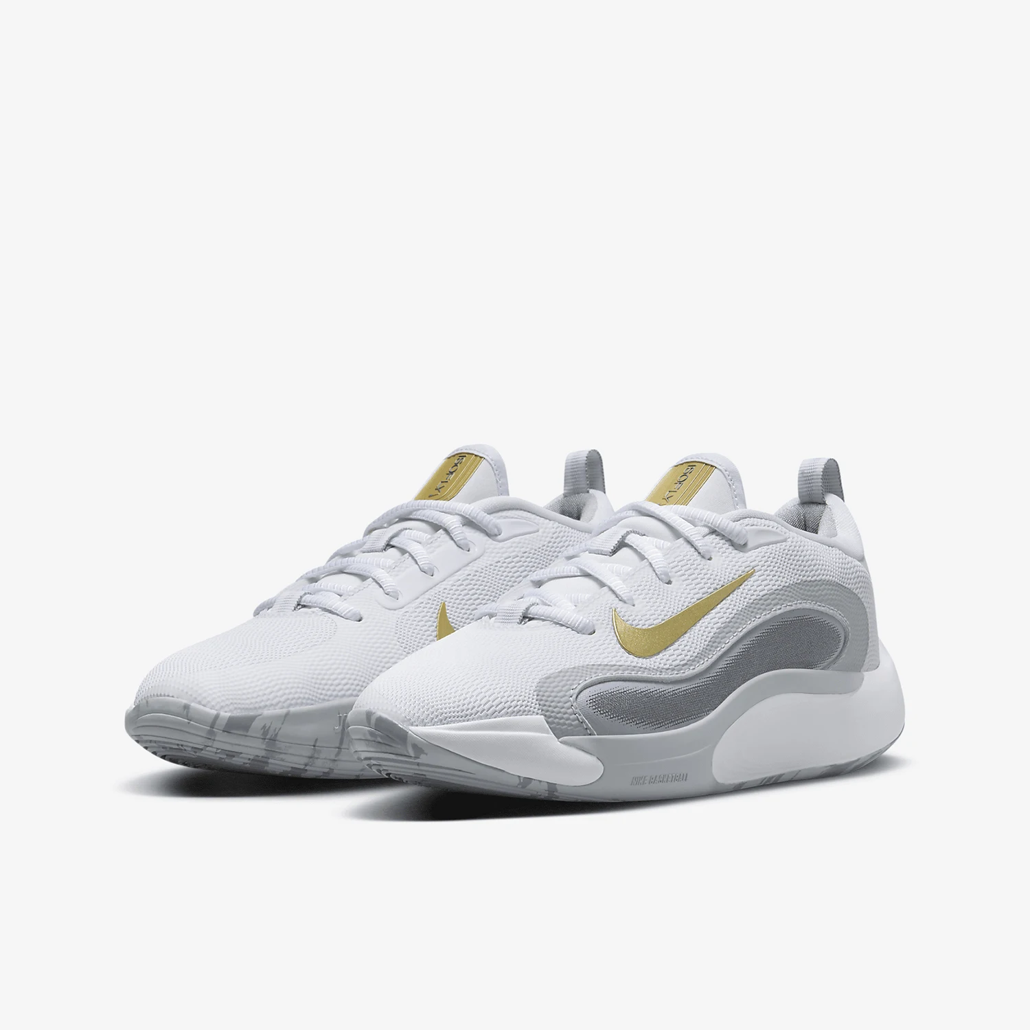 

Nike Authentic New Kids Fashion Lace-up Cushioned Basketball Shoes FN4384-100