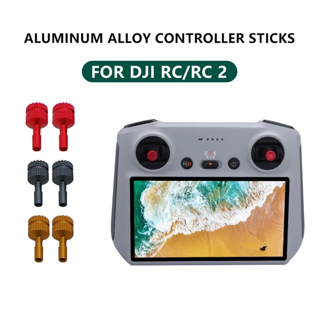 Zdalnie sterowane joysticki do DJI Air 3 RC 2/RC ze stopu Aluminium dla DJI Mini 3 Pro/Mini 3/Mavic 3 Pro/Mini 4 Pro Drone akcesoria