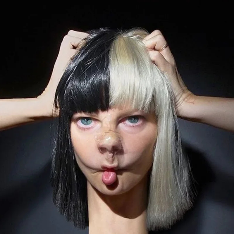 Sia Hiya مزدوجة Pinned يين يانغ بوبو الشعر القصير شعر مستعار تأثيري نفس النمط أنيمي آلية العرض الحقيقي غطاء الشعر من البر الرئيسى للصين #1