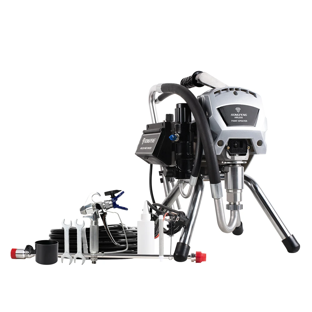 RONGPENG R515 Heavy Duty Airless Power Paint Sprayer Machine Piston Pump Spraying Equipment for Industry