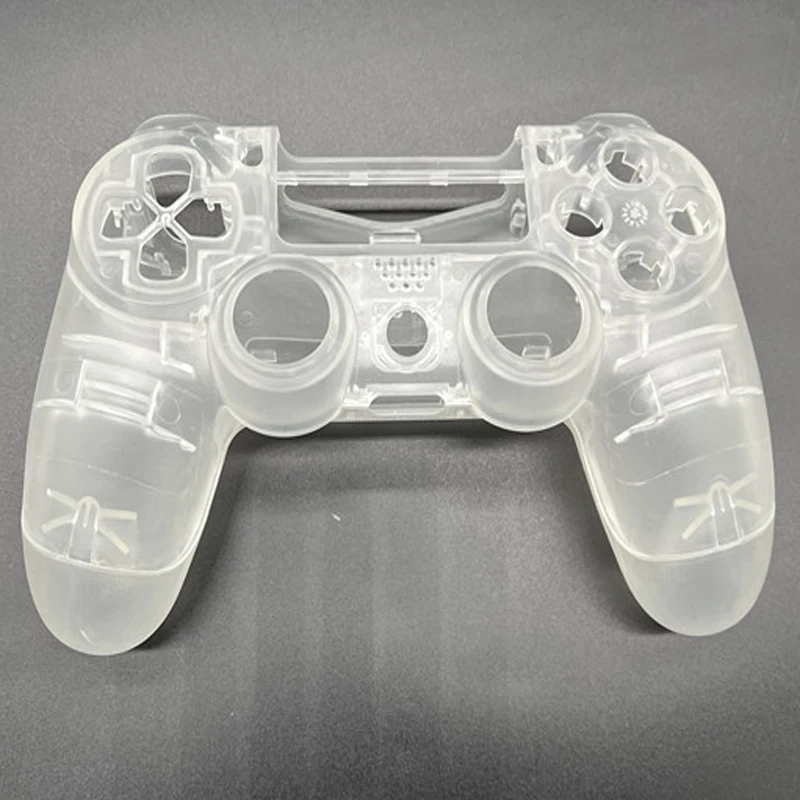 Controller Replacement Transparent Front Shell Clear Back Case Cover Faceplate For Sony PS4 Pro JDS040 JDM 040 Gamepad Repair