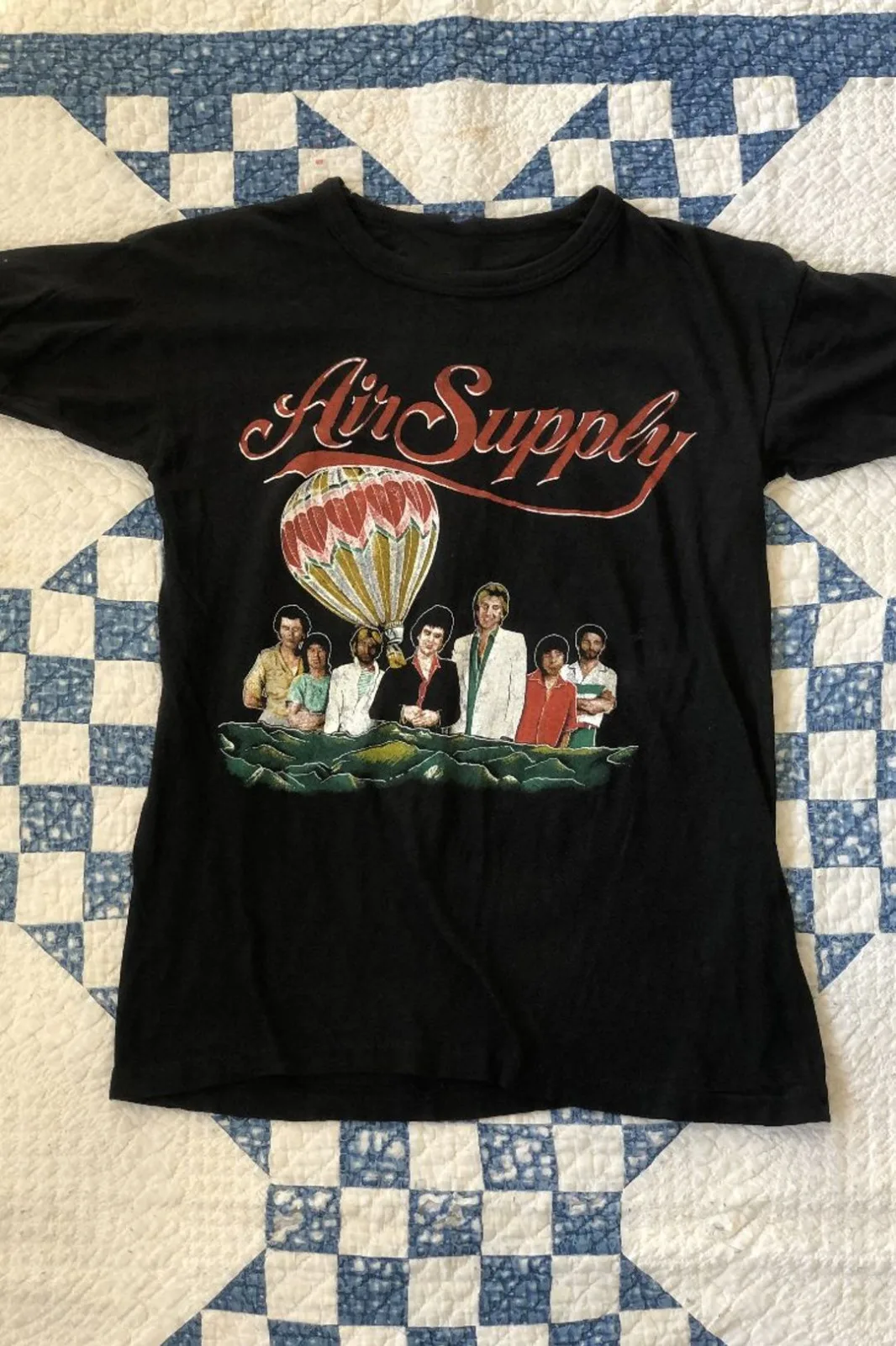 

Air Supply Tour 1981 Tee Cotton Unisex T-Shirt Full Size S To 5XL