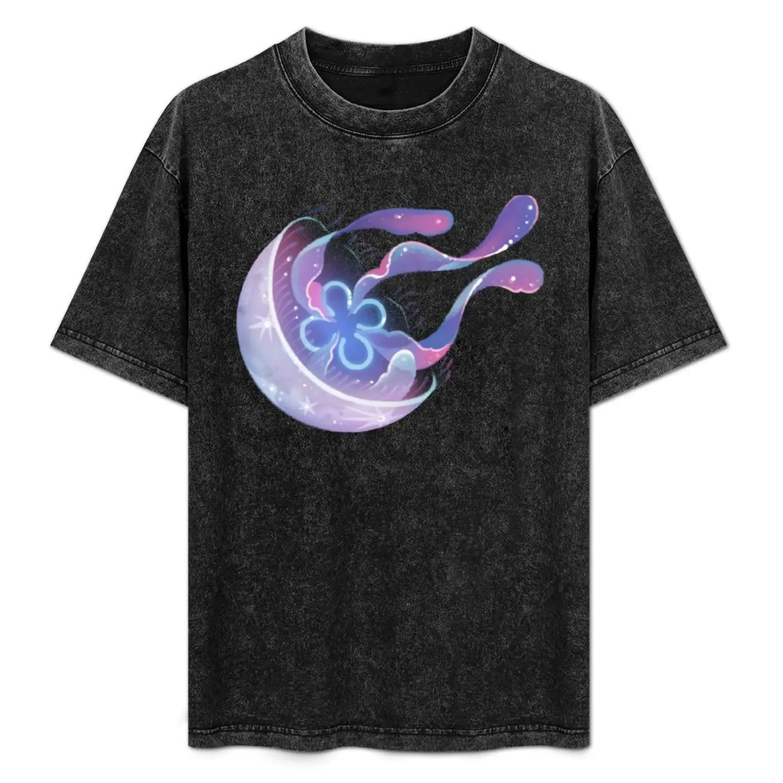 

Moon jelly T-Shirt sweat anime anime tshirt luxury clothing labubu plain t shirts men