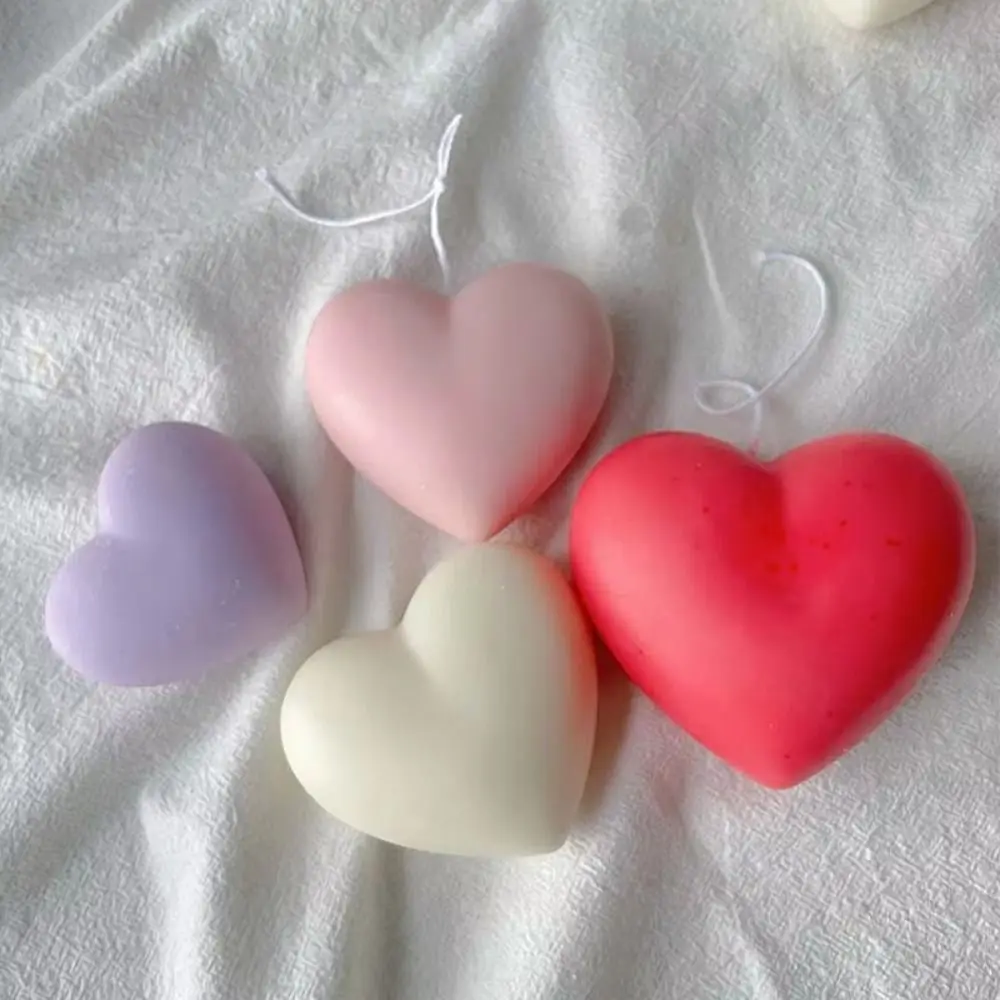 Heart Shape 3D Heart Cake Mold S/M/L Flexible Chocolate Baking Mold Reusable Easy Demold Love Heart Mold Cake Decoration