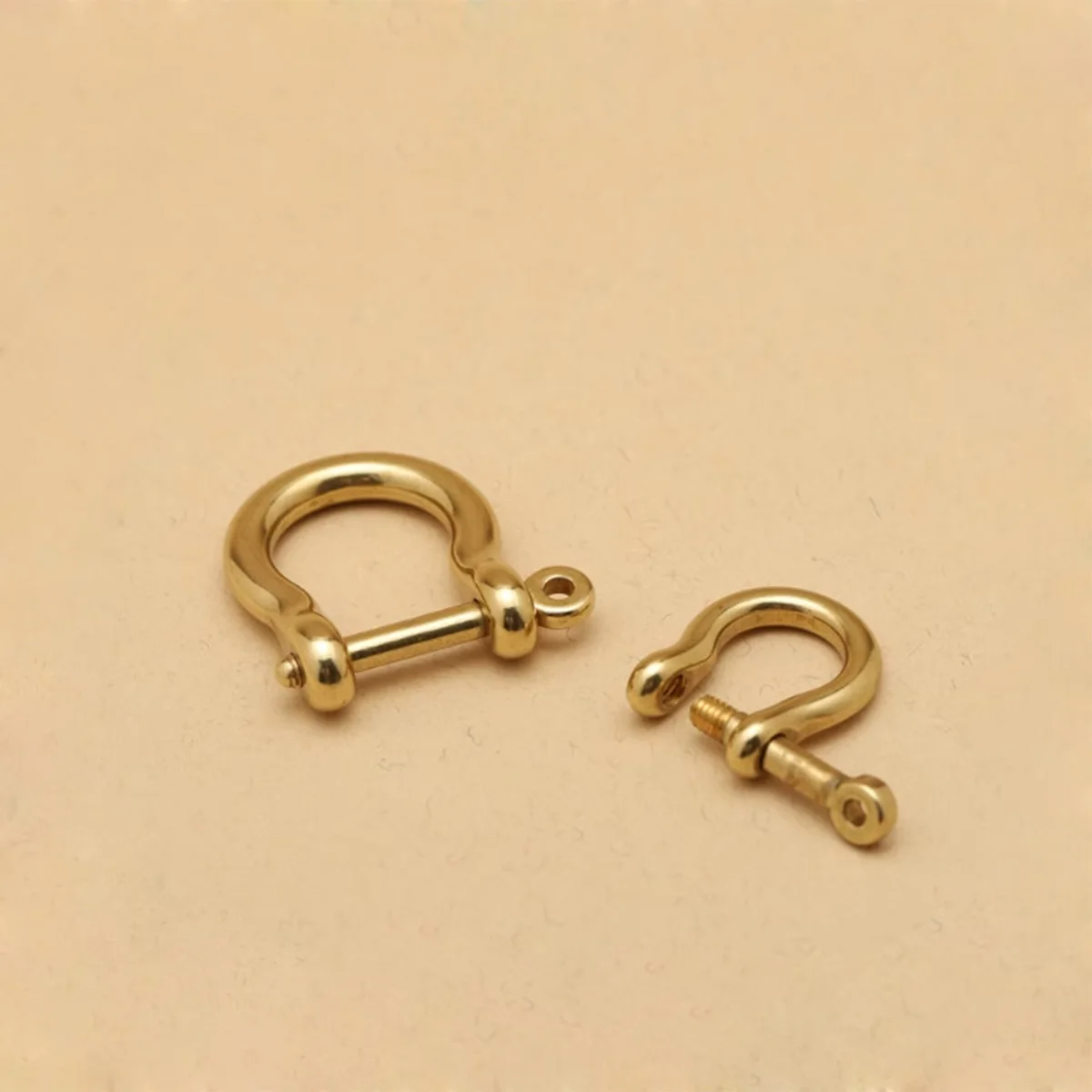 Brass D-Ring Horseshoe Buckle Handmade Diy/Key/Fabric 8 Luggage/Leather Hardware Accessories