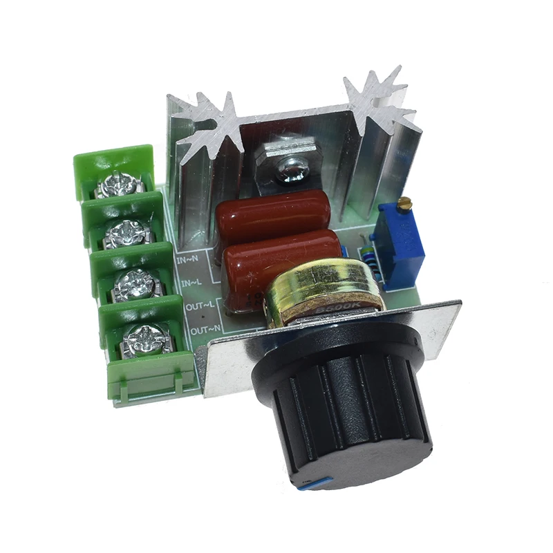 AC 220V 2000W SCR Spannung Regler Dimmen Dimmer Motor Speed Controller Thermostat Elektronische Spannungs Regler Modul