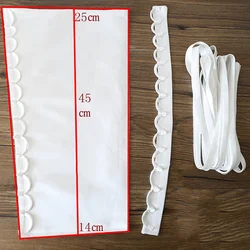 3Pcs/Set Wedding Dress Zipper Replacement Adjustable Corset Back Kit Lace-Up Satin Ribbon Ties For Bridal Banquet Evening Gown