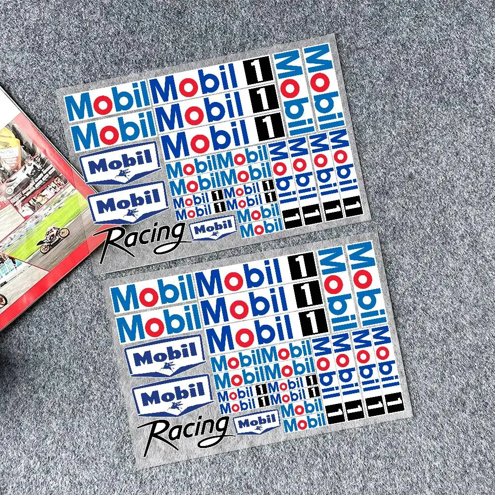 M-Mobil 1s pegatinas Moto pegatina Auto carrocería parachoques ventanas motocicleta portátil paredes vinilo calcomanía coche Tuning Accesorios