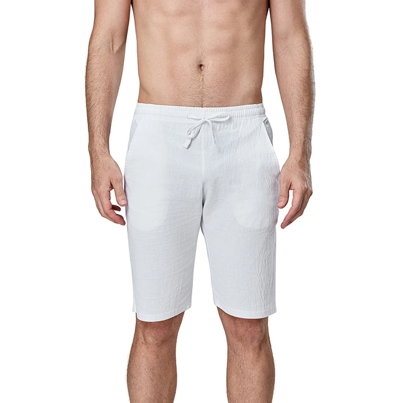 Men s Stylish Solid Color Casual Shorts with Pockets for Everyday Wear and Sports Activities