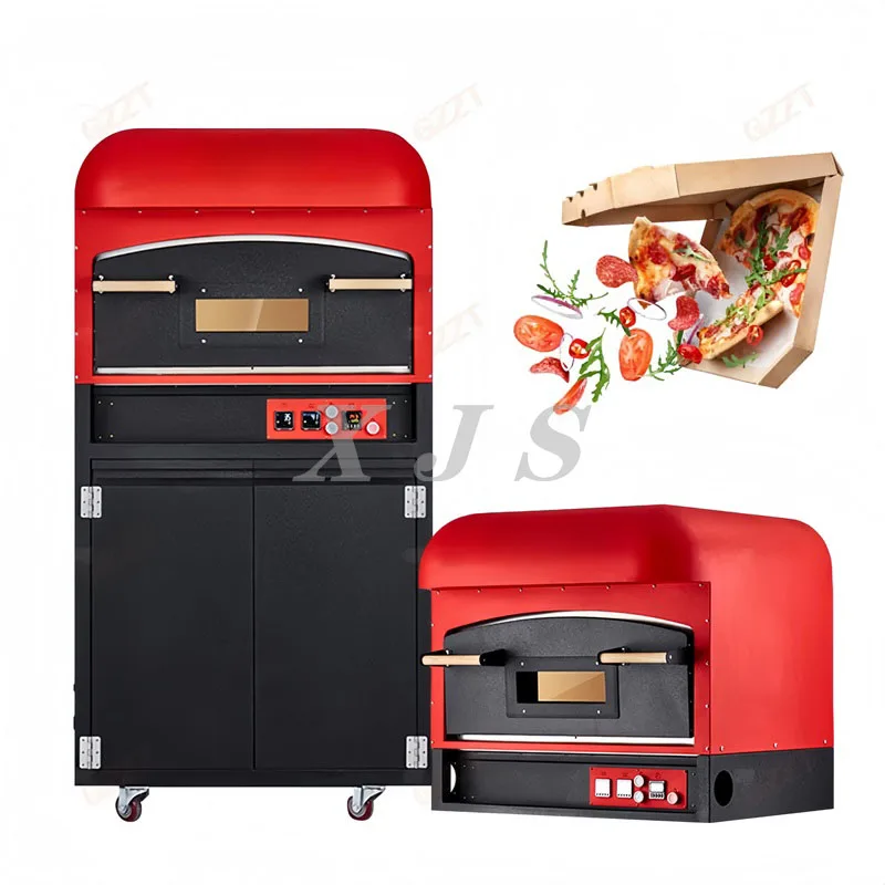 Commercial 600 Degree Electric Italian Naples Hot Brick Pizza Oven for Restaurant 90 Seconds Fast Baking Without Flipping