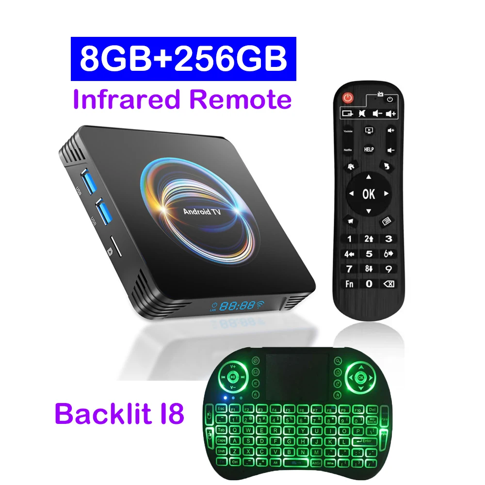 Smart TV Box Android 16 2026 X66 8K RK3528 Mediaspeler Ondersteuning Dual Wifi 5G 32GB 64GB 128GB 256GB BT6.0 Zeer Snelle Set Top Box
