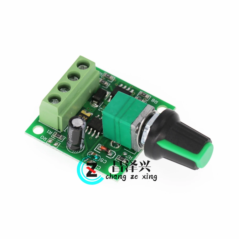 Pwm dc motor regler 1,8 v 3v 5v 6v 12v 2a drehzahl regler schalter funktion 1803bk