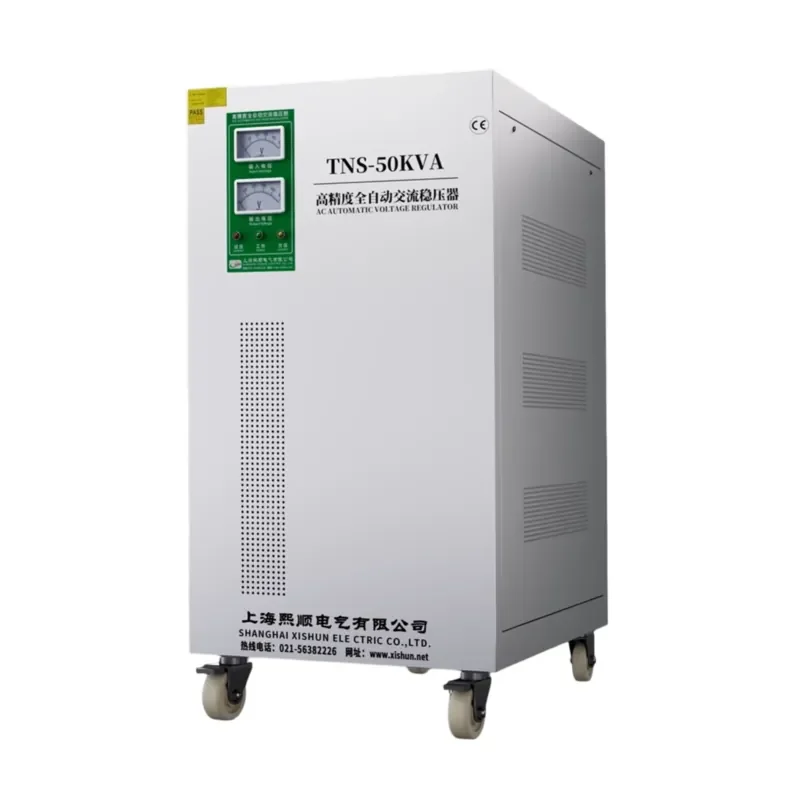 50kVA Three Phase Automatic Voltage Stabilizer, 380V ±1%, Servo Motor Control, for Synchrotron Light Source-Ultra Low Ripple
